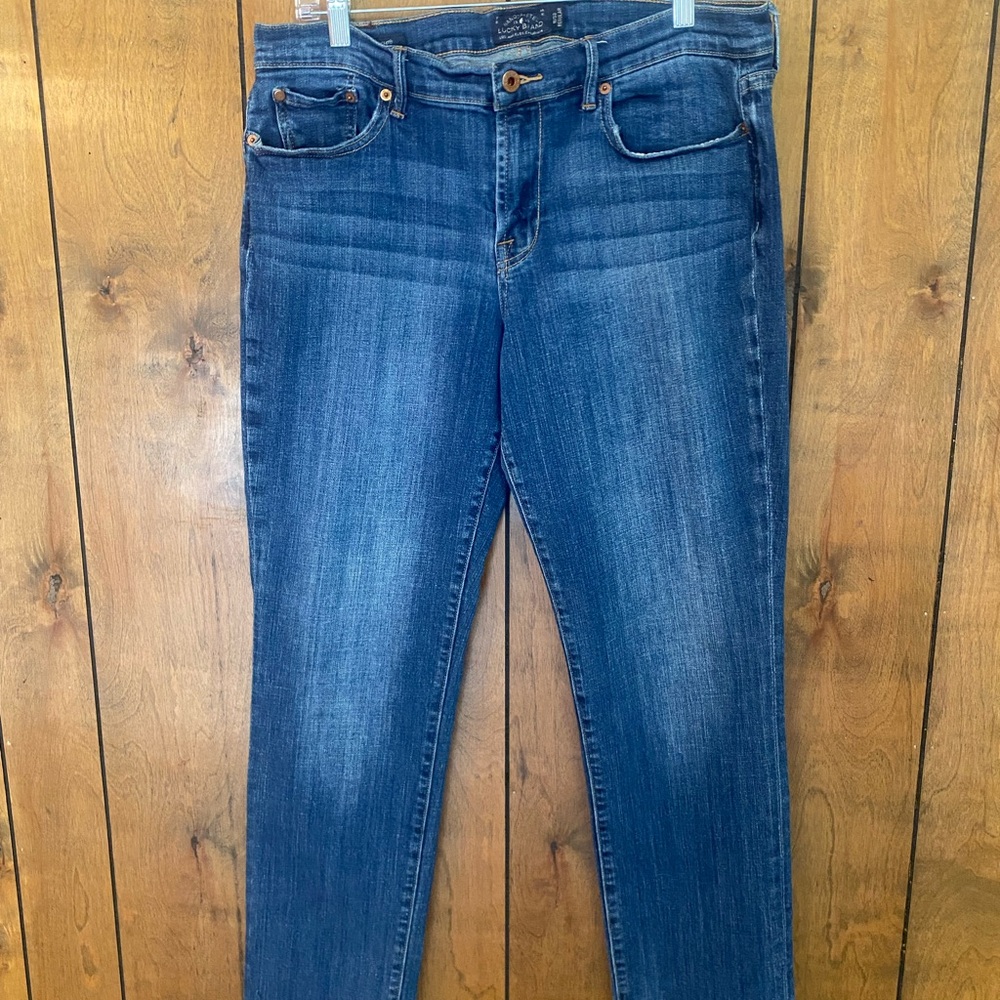 Lucky Brand Deep Blue Skinny Jeans - Women's